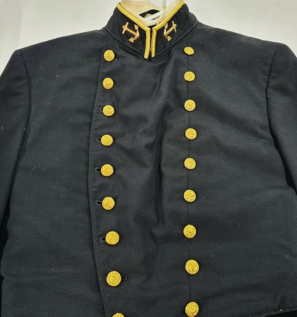 WW2 ERA UNITED STATES NAVY ACADEMY WOOL UNIFORM SERVICE JACKET & VEST