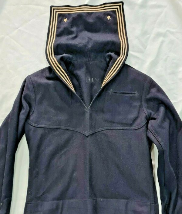 WW2 ERA UNITED STATES NAVY WOOL UNIFORM SERVICE JACKET USN