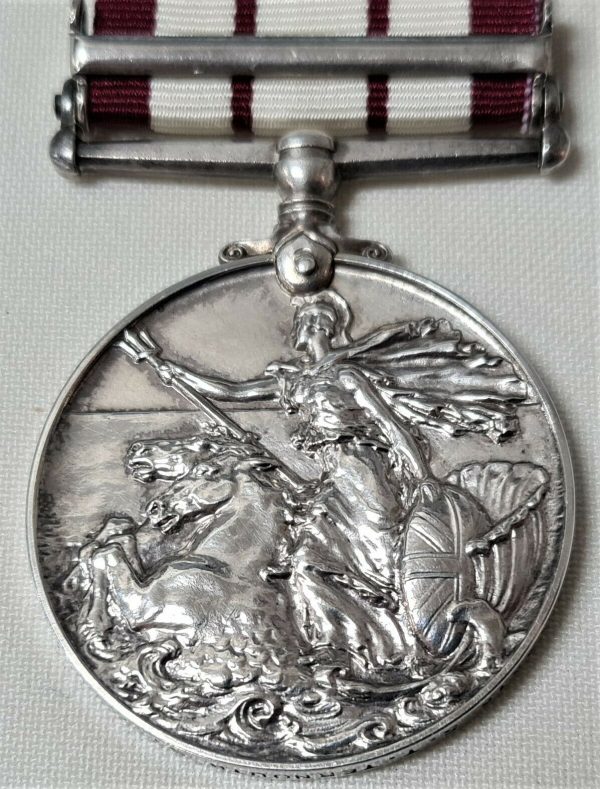 WW2 NAVAL GENERAL SERVICE MEDAL MINESWEEPING 1945 TERNOUTH ROYAL NAVY - Image 8