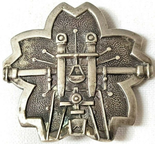 WW2 VINTAGE IMPERIAL JAPANESE ARMY ARTILLERY GUNNER'S OBSERVATION UNIFORM BADGE