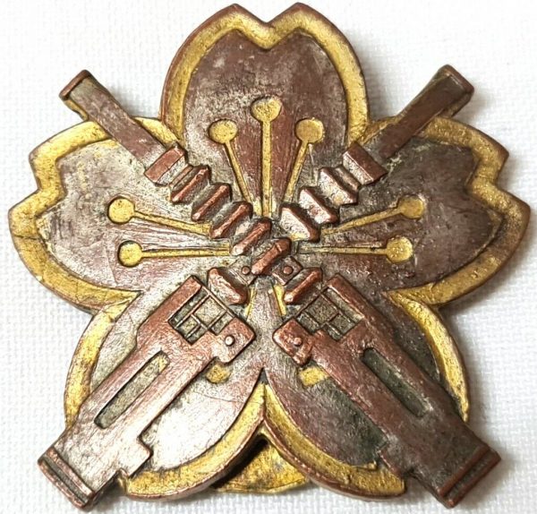 WW2 VINTAGE IMPERIAL JAPANESE ARMY MACHINE GUNNER'S PROFICIENCY UNIFORM BADGE