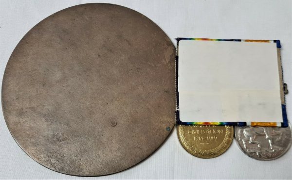 WW1 DIED OF WOUNDS MEDALS & PLAQUE SAPPER J A STEPHEN 409TH LOWLAND ENGINEERS - Image 10