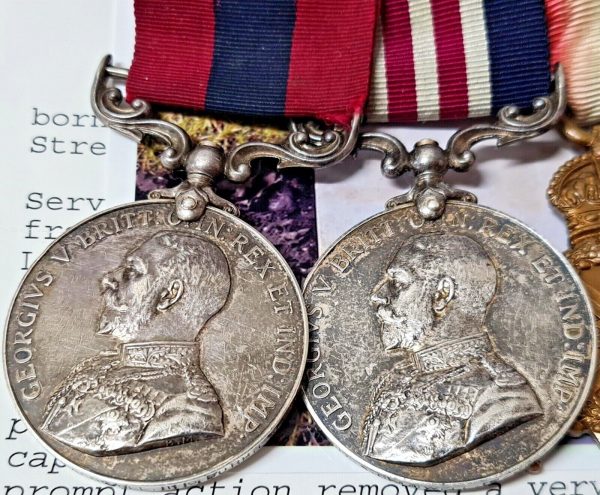 WW1 CASUALTY DCM MM MEDALS BRITISH ARMY DURHAM LIGHT INFANTRY 325266 CALDWELL - Image 3