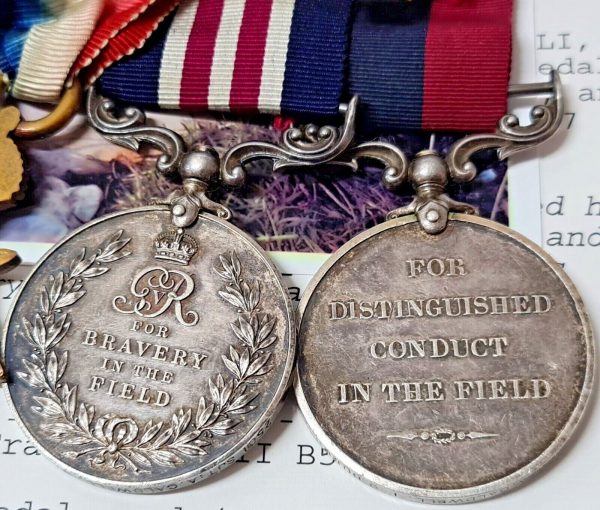 WW1 CASUALTY DCM MM MEDALS BRITISH ARMY DURHAM LIGHT INFANTRY 325266 CALDWELL - Image 6