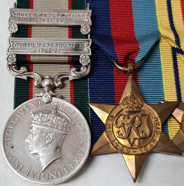 AFGHANISTAN INDIA & WW2 MEDALS 3908466 H WILLIAMS 1ST SOUTH WALES BORDERERS ARMY - Image 2