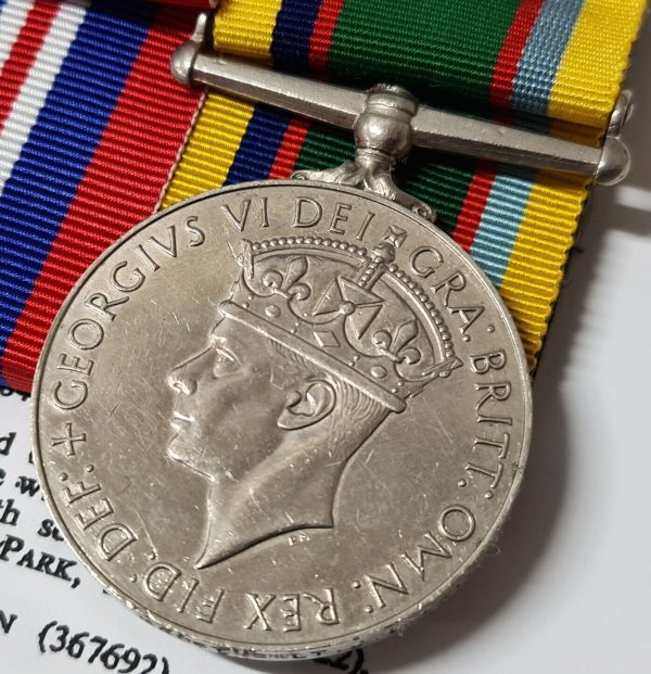 MAJOR J L LEYLAND 1st HULL CADET CORPS WW2 BRITISH CADET LONG SERVICE MEDALS - Image 2