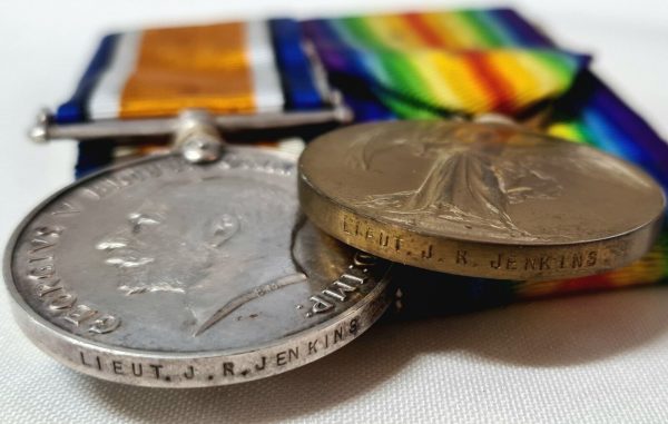 WW1 MEDALS LIEUTENANT J R JENKINS 2ND BN CHESHIRE REGIMENT SALONIKA - Image 4