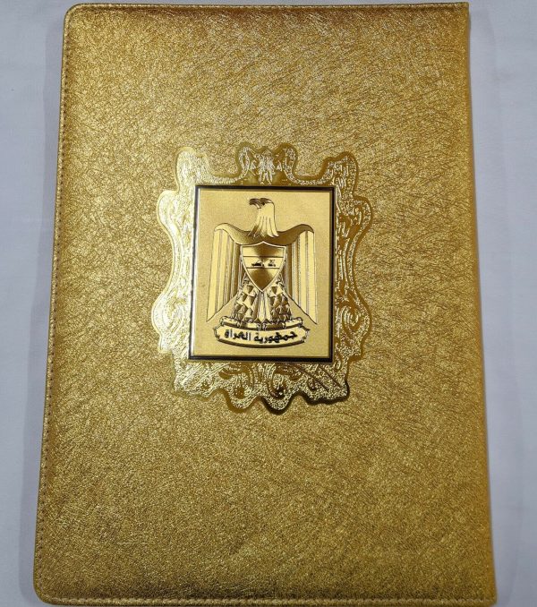 2003 IRAQ WAR AUSTRALIAN ARMY SOUVENIRED OFFICER'S MEDAL AWARD FOLDER