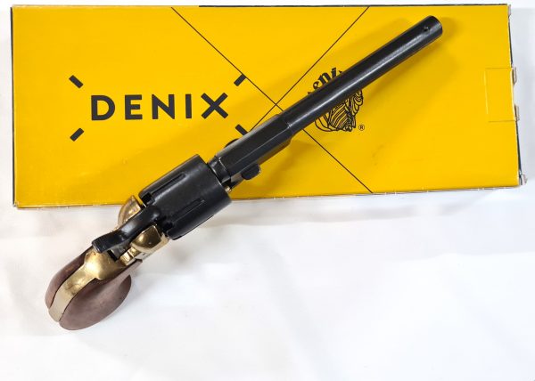 REPLICA DENIX .36 .45 CIVIL WAR 1860 ARMY COLT REVOLVER CIVIL WAR BALL N CAP PISTOL BRASS & BLUED