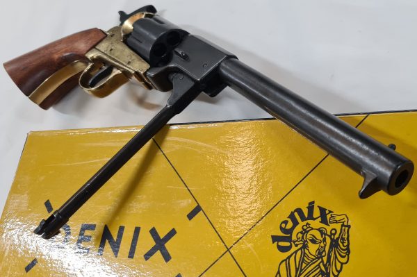 REPLICA DENIX .36 .45 CIVIL WAR 1860 ARMY COLT REVOLVER CIVIL WAR BALL N CAP PISTOL BRASS & BLUED