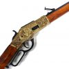 WINCHESTER M1873 OCTAGONAL BARREL LEVER ACTION REPLICA RIFLE BY DENIX 1253/L ENGRAVED
