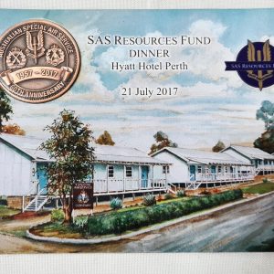 60TH ANNIVERSARY DINNER COIN AUSTRALIAN ARMY SASR SPECIAL AIR SERVICE REGIMENT