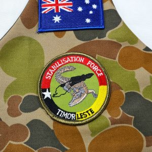 Australian Stabilisation Force for Timor Leste DPCU uniform brassard. As shown, 100% original.