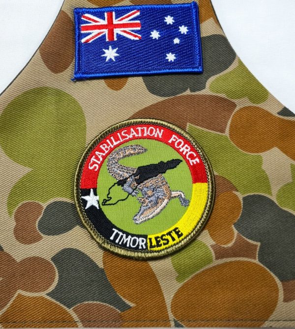 Australian Stabilisation Force for Timor Leste DPCU uniform brassard. As shown, 100% original.