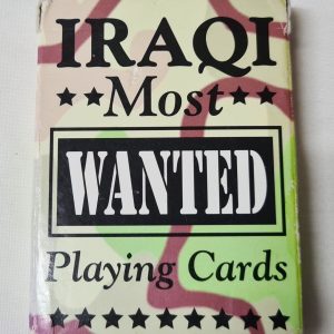 AUSTRALIAN ARMY USED SASR IRAQI MOST WANTED PLAYING CARDS MILITARY ISSUE