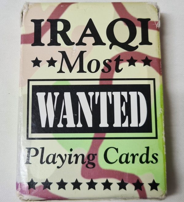 AUSTRALIAN ARMY USED SASR IRAQI MOST WANTED PLAYING CARDS MILITARY ISSUE