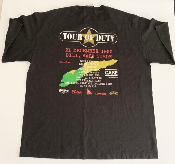 Australia - East Timor INTERFET - Australian 'Tour of Duty' Concert Tee Shirt