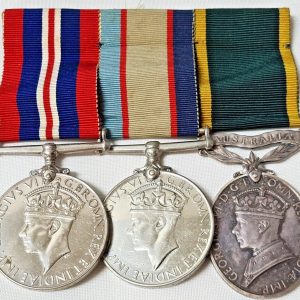 WW2 AUSTRALIAN ARMY VX108053 MAJOR RICHARD BRETHERTON MEDALS 2/26TH BATTALION