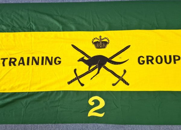 1970's ERA AUSTRALIAN ARMY 2ND TRAINING GROUP UNIT FLAG