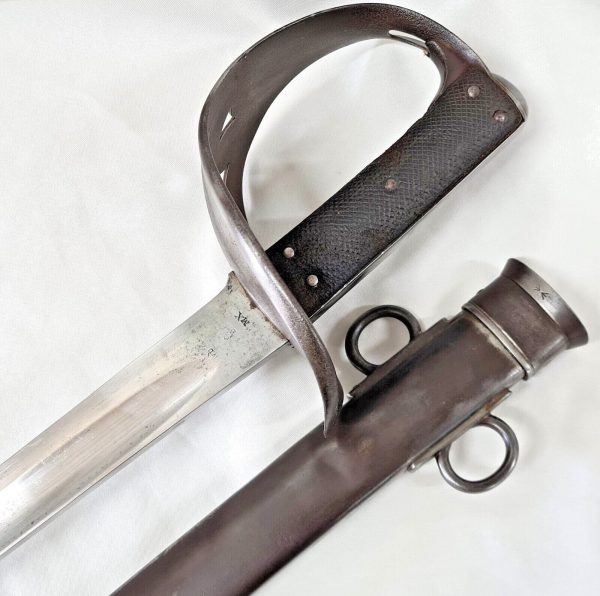 NSW GOVERNMENT PRE FEDERATION WW1 1882 CAVALRY TROOPER SWORD SCABBARD AUSTRALIA