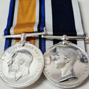 ROYAL NAVY LONG SERVICE MEDALS 116070 WALTER BLATCHFORD WW1