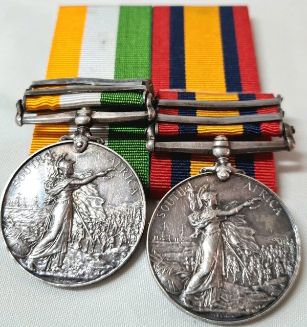 WOUNDED SENEKAL GRENADIER GUARDS BOER WAR MEDALS 3669 ROBERT ATKINS WW1 ARMY - Image 2