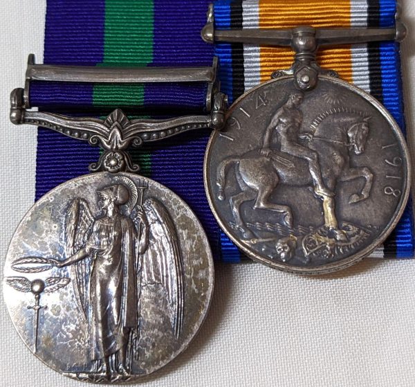 POW MARCH 1918 WW1 & IRAQ MEDALS 0-275 PRIVATE ALBERT INGRAM RIFLE BRIGADE - Image 2