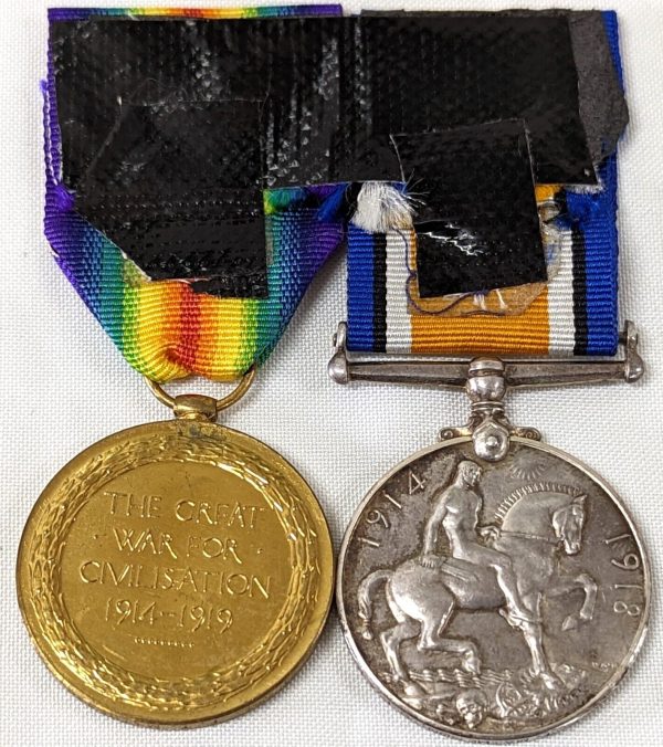 WW1 AUSTRALIAN ARMY MEDALS 35641 GUNNER F T MATHESON 14TH BATTERY 5th FAB AIF - Image 6