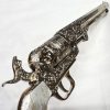 REPLICA DENIX .45 CIVIL WAR 1851 NAVY SILVER COLT REVOLVER ENGRAVED PISTOL 6040 - Image 5