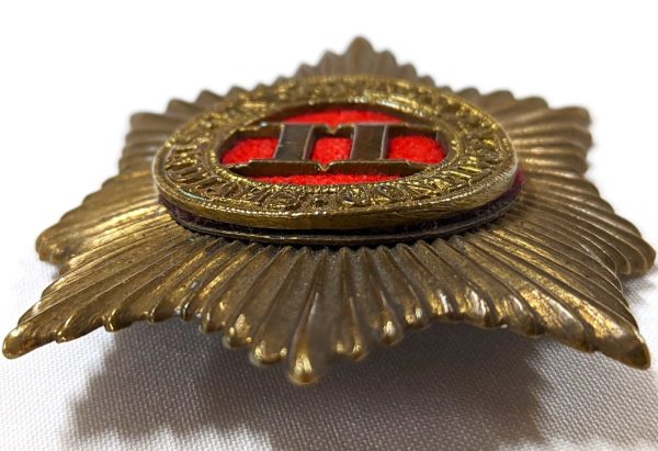 1850'S 2ND SINDIAHS INFANTRY CONTINGENT UNIFORM CAP BADGE INDIAN MUTINY ARMY - Image 3