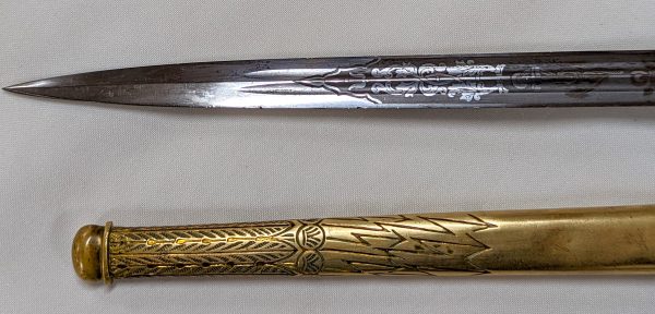 2ND PATTERN NAZI GERMAN KRIEGSMARINE NAVY DAGGER & SCABBARD BY W.K.C. OF SOLINGEN - Image 15