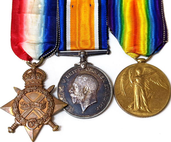 SEVERELY WOUNDED 1915 WW1 MEDALS 2789 SERGEANT SCHOFIELD 2ND MANCHESTER REGIMENT