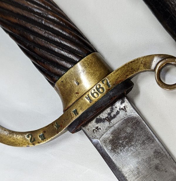 WW1 IMPERIAL RUSSIAN COSSACK 1881 TYPE CAVALRY SWORD SCABBARD & BAYONET 1915 - Image 14