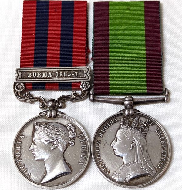 AFGHANISTAN BURMA MEDALS LIEUTENANT COLONEL JOHN T WHISH BENGAL ARMY STAFF CORPS - Image 2