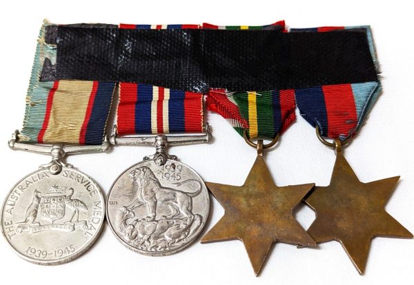 HMAS GLADSTONE WW2 ROYAL AUSTRALIAN NAVY MEDALS BP.108 HERBERT BROGDEN - Image 6