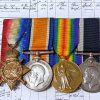 SUNK 1916 MALTA WW1 ROYAL NAVY LONG SERVICE MEDALS M3878 SVPO OSWALD GUROWICH