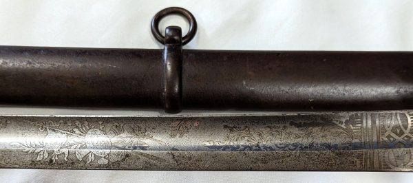 AUSTRALIAN LUSH & CO MELBOURNE 1821 LIGHT CAVALRY OFFICER SWORD & SCABBARD ARMY - Image 7