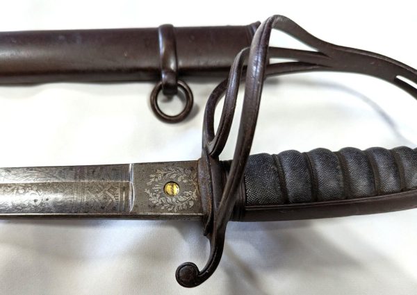 AUSTRALIAN LUSH & CO MELBOURNE 1821 LIGHT CAVALRY OFFICER SWORD & SCABBARD ARMY - Image 17