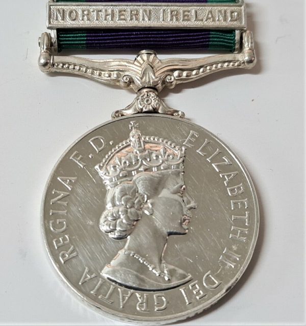 ENGINEERS +WW2 BRITISH ARMY GENERAL SERVICE MEDAL NORTHERN IRELAND ...