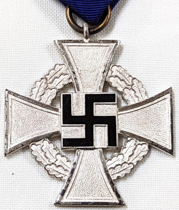 NAZI GERMANY CASED 25 YR SERVICE CROSS - Image 4