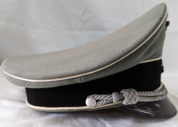 WW2 German Waffen S.S. infantry officers’ uniform peaked cap by Laco - Image 6