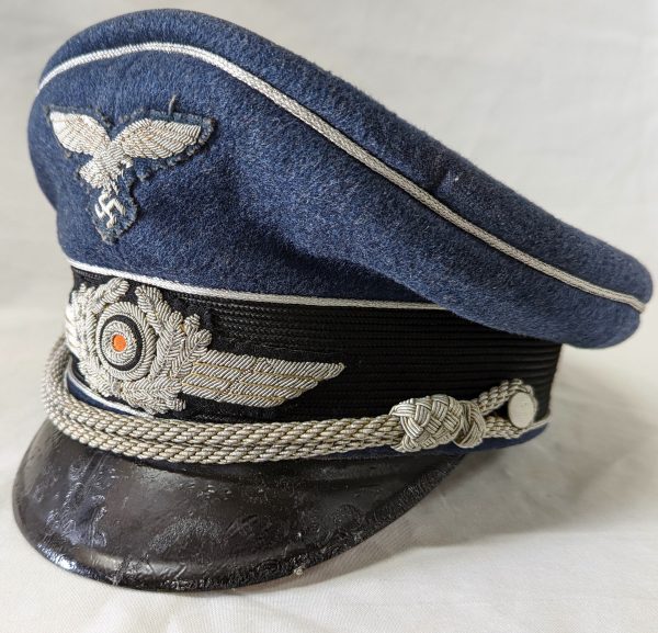 WW2 German Luftwaffe officers’ uniform peaked cap - Image 2