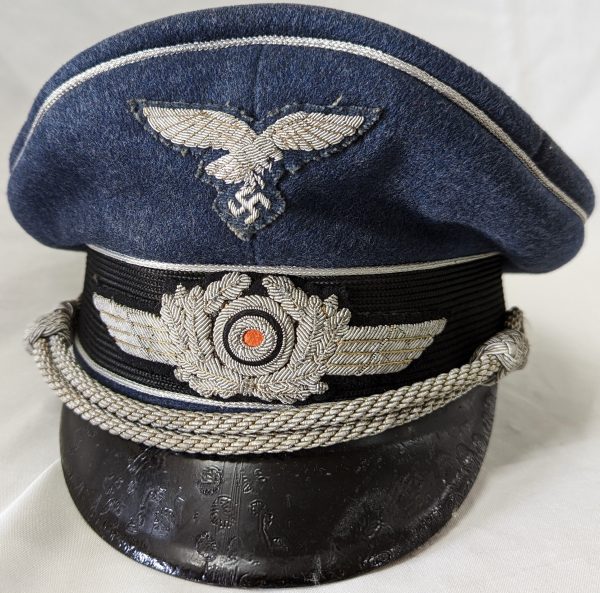 WW2 German Luftwaffe officers’ uniform peaked cap | JB Military Antiques