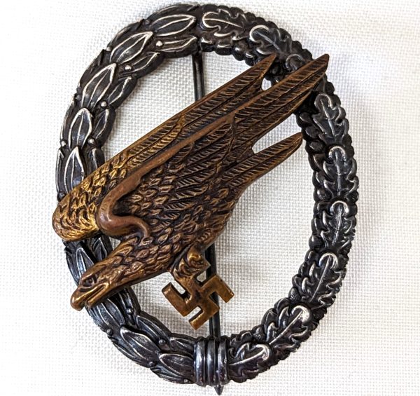 WW2 German Luftwaffe Paratrooper qualification Badge