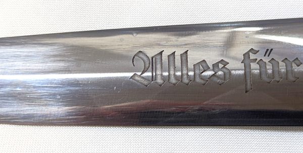 A rare pre WW2 German SA 1933 1st pattern dagger by A. Werth of Solingen with dedication to Obersturmbannführer Muller for the 1942 campaign in the east - Image 6