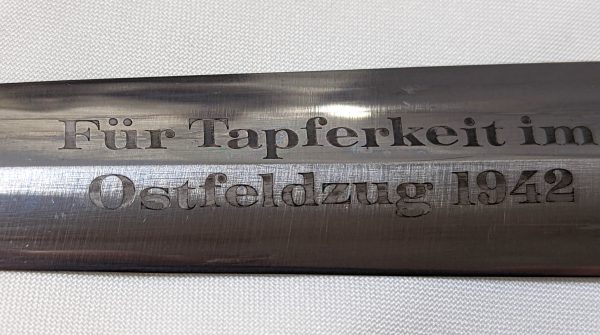 A rare pre WW2 German SA 1933 1st pattern dagger by A. Werth of Solingen with dedication to Obersturmbannführer Muller for the 1942 campaign in the east - Image 15