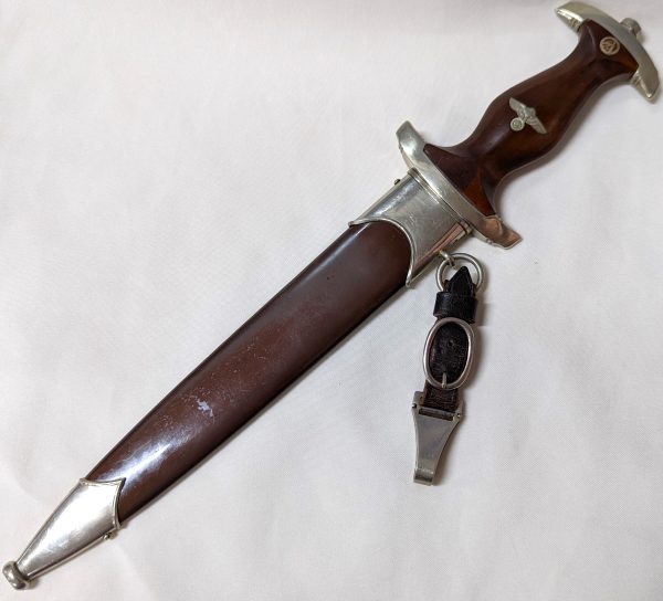 A rare pre WW2 German SA 1933 1st pattern dagger by A. Werth of Solingen with dedication to Obersturmbannführer Muller for the 1942 campaign in the east - Image 18