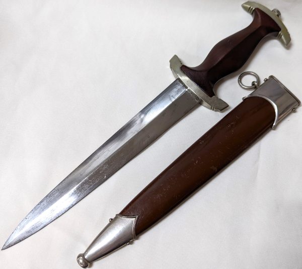 WW2 German S.A. 1933 1st pattern dagger with scabbard by Max Weyersberg of Solingen - Image 11