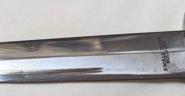 WW2 German S.A./N.S.S.K. 1933 1st pattern dagger with scabbard by Ewald Cleff, Solingen - Image 17