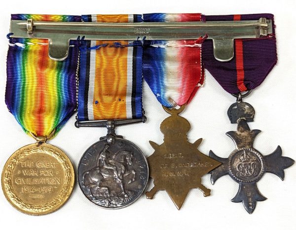 RNAS GALLIPOLI DEFENCE LONDON WW1 MBE MEDALS MAJOR EDWARD BAGALIGH WHITTAKER MID - Image 7